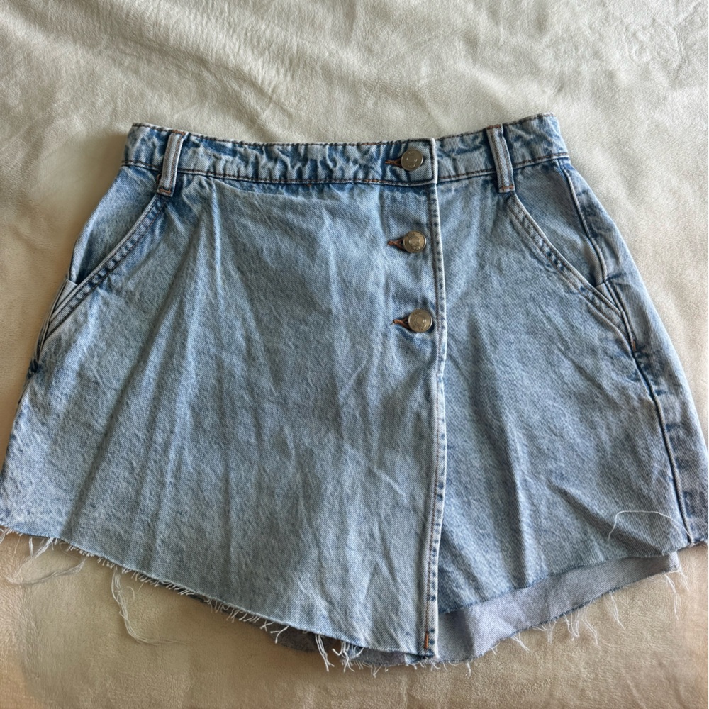 Zara denim skort